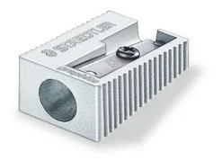 STAEDTLER SACAPUNTAS METALICO CON CUCHILLA DE METAL - ANGULO DE AFILADO DE 23° - 1 AGUJERO