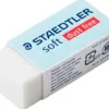 STAEDTLER SOFT 526 S30 GOMA DE BORRAR - PLASTICO - MAXIMA LIMPIEZA - FAJA PROTECTORA - NO DECOLORA EL PAPEL - COLOR BLANCO