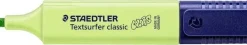 STAEDTLER TEXTSURFER CLASSIC 364 PASTEL MARCADOR FLUORESCENTE - PUNTA BISELADA - TRAZO ENTRE 1 - 5MM - TINTA CON BASE DE AGUA - COLOR VERDE LIMA