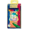 STAEDTLER TRIPLUS COLOR 323 PACK DE 10 ROTULADORES DE PUNTA FINA - TRAZO 1MM APROX - TINTA BASE DE AGUA - COLORES SURTIDOS