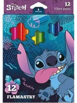STITCH 12 ROTULADORES FIBRA STICH