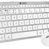 SUBBLIM COMBO MULTIDISPOSITIVO COMPACTO - CONECTIVIDAD INALAMBRICA MULTIDISPOSITIVO - COMPATIBLE CON WINDOWS, ANDROID, IOS Y MACOS - CONTROL MULTIMEDIA - TECLADO EN ESPAÑOL - COLOR BLANCO
