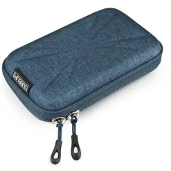 SUBBLIM FUNDA RÍGIDA PARA DISCO DURO - MEDIDA: 145 MM - PROTECCIÓN ÓPTIMA CONTRA GOLPES - DISEÑO ELEGANTE - COMPARTIMENTOS PARA CABLES Y ACCESORIOS - COLOR AZUL