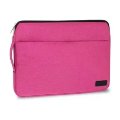SUBBLIM FUNDA URBAN - 410MM - ASA RETRÁCTIL - SLIM Y LIGERA - PROTECCIÓN REFORZADA - BOLSILLO FRONTAL - RESISTENTE A GOLPES Y LÍQUIDOS - COLOR ROSA
