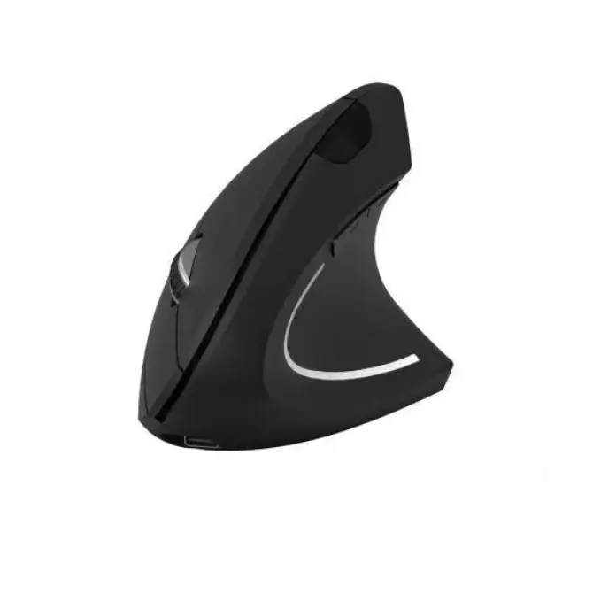 SUBBLIM GLIDE VERTICAL ERGO DUAL RATON VERTICAL BLUETOOTH, USB 2.4GHZ 4000DPI - 5 BOTONES - USO DIESTRO - COLOR NEGRO