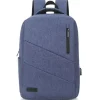 SUBBLIM MOCHILA PARA PORTÁTIL CITY BACKPACK - 15,6 - COMPARTIMENTO ACOLCHADO - RESISTENTE AL AGUA - PUERTO USB - COLOR AZUL