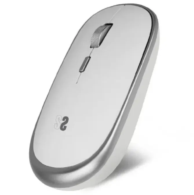 SUBBLIM RATÓN INALÁMBRICO WIRELESS MINI - 54MM X 25MM - SILENCIOSO - PRECISIÓN REGULABLE - ACABADOS DE CALIDAD - AMBIDIESTRO - 4 BOTONES - AHORRO DE ENERGÍA - COLOR BLANCO