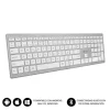 SUBBLIM TECLADO BLUETOOTH MULTIDISPOSITIVO - DISEÑO ELEGANTE Y COMPACTO - TECLADO NUMERICO INCORPORADO - CONECTIVIDAD BLUETOOTH 5.1 - COMPATIBLE CON ANDROID, IOS, MACOS Y WINDOWS - COLOR BLANCO/GRIS