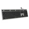SUBBLIM TECLADO ERGONÓMICO DELGADO - TECLAS SILENCIOSAS Y CÓNCAVAS - CONEXIÓN USB PLUG AND PLAY - TECLADO NUMÉRICO - TECLAS ERGONÓMICAS - PULSACIONES SILENCIOSAS Y SUAVES - COLOR NEGRO/GRIS