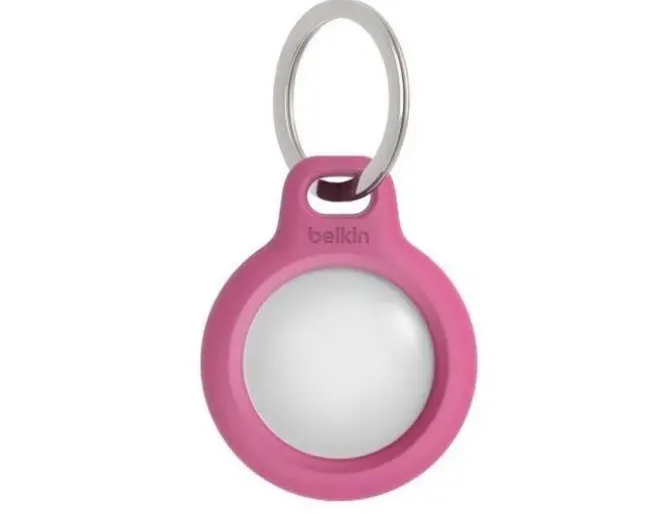 SUJETA-MOVIL BELKIN SECURE HOLDER WITH KEYRING ROSA