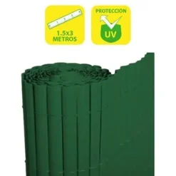 SUNGARDEN CAÑIZO PLASTICO DOBLE CARA 1.5X3M - COLOR VERDE