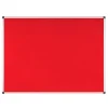 TABLERO DE FIELTRO BI-OFFICE ROJO 120X90CM
