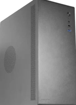 TACENS NOVAX NOVAX550BR MINI TORRE ULTRA COMPACTA - ESTRUCTURA METALICA - FUENTE 550W BRONZE - VENTILADOR TRASERO - SOPORTE MICROATX/MINI-ITX - USB 3.0 - COLOR NEGRO