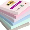 TACO NOTAS POST-IT 654 SUPER STICKY 76X76 COLORES SOULFUL PACK DE 6