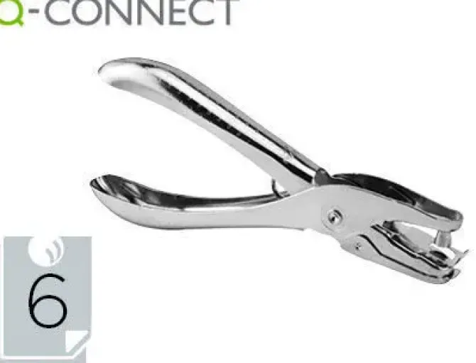 TALADRADOR Q-CONNECT KF18765 DE TENAZA METALICO CROMADO 1 TA