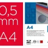 TAPA ENCUADERNACION LIDERPAPEL POLIPROPILENO A4 0.5MM ROJO OPACO PAQUETE DE 100 UNIDADES