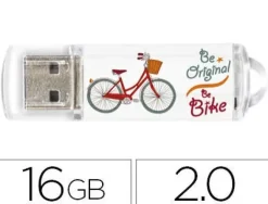 TECHONETECH BE BIKE MEMORIA USB 2.0 16GB (PENDRIVE)