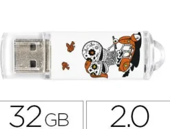 TECHONETECH BE ORIGINAL CALAVERA MOTO MEMORIA USB 2.0 32GB (PENDRIVE)