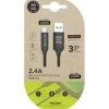 TECHONETECH CABLE USB-A MACHO A MICRO-USB MACHO 1M - RECUBIERTO DE NYLON TRENZADO