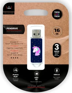 TECHONETECH UNICORNIO DREAM MEMORIA USB 2.0 16GB (PENDRIVE)