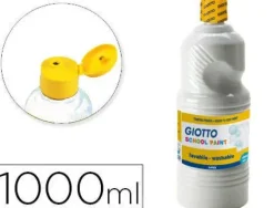 TEMPERA LIQUIDA GIOTTO ESCOLAR LAVABLE 1000 ML BLANCO