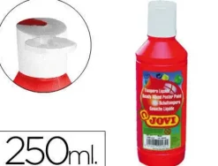 TEMPERA LIQUIDA JOVI ESCOLAR 250 ML BERMELLON