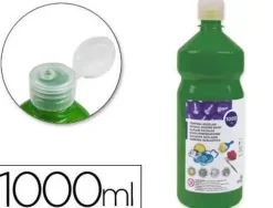 TEMPERA LIQUIDA LIDERPAPEL ESCOLAR 1000 ML VERDE OSCURO