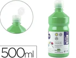 TEMPERA LIQUIDA LIDERPAPEL ESCOLAR 500 ML VERDE