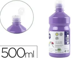 TEMPERA LIQUIDA LIDERPAPEL ESCOLAR 500 ML LILA