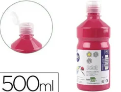 TEMPERA LIQUIDA LIDERPAPEL ESCOLAR 500 ML FUCSIA