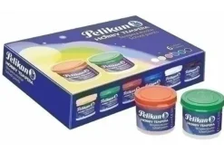 TEMPERA PELIKAN 40 ML (BOTE) 742/40S ESTUCHE DE 6 + PINCEL