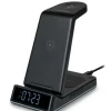 THOMSON CL750IS ESTACION DE CARGA POR INDUCCION 4 EN 1 - RELOJ DESPERTADOR Y LUZ NOCTURNA - COMPATIBLE CON ANDROID - COLOR NEGRO