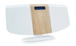 THOMSON MIC401BT MICRO CADENA BLUETOOTH -REPRODUCTOR DE CD, RADIO FM - POTENCIA MUSICAL 60W - MANDO A DISTANCIA - COLOR BLANCO/MADERA