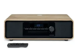 THOMSON MIC300IBT MICRO CADENA 60W BLUETOOTH 5.0 - REPRODUCTOR DE CD, RADIO FM, REPRODUCTOR USB (MP3) - FUNCION DE CARGA INALMBRICA - MANDO A DISTANCIA - COLOR MADERA/NEGRO