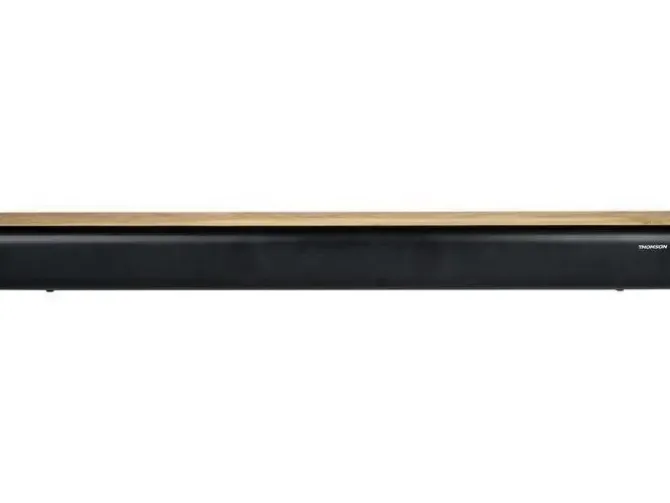 THOMSON SB402BT BARRA DE SONIDO 200W - BLUETOOTH 5.0 - ENTRADA DE AUDIO DE TV, OPTICA, AUX-IN DE 3,5MM Y LECTOR USB - COLOR MADERA/NEGRO