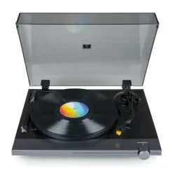 THOMSON TT700 GIRADISCOS PREAMPLIFICADO PREMIUM - CONEXION RCA - COLOR NEGRO/ALUMINIO