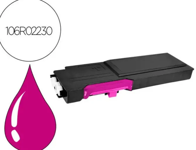TINTA SOLIDA XEROX 106R02230 PHASER 6600 / WORKCENTRE 6605 MAGENTA 6000 PAGINAS