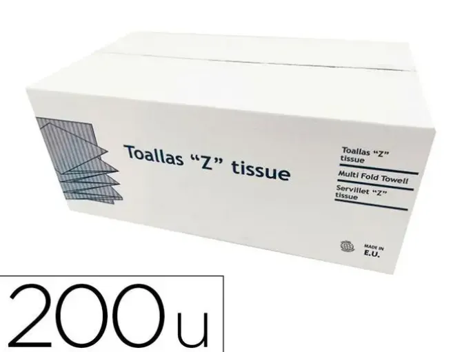 TOALLA DE PAPEL SECAMANOS DAHI Z ECOPASTA 2 CAPAS CAJA CON 20 PAQUETES DE 200 UNIDADES