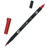 TOMBOW ABT ROTULADOR 856 DOBLE PUNTA PINCEL Y PUNTA FINA 0,8MM COLOR 856 ROJO RED