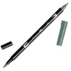 TOMBOW ABT ROTULADOR 228 DOBLE PUNTA PINCEL Y PUNTA FINA 0,8MM COLOR 228 VERDE GRIS