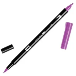 TOMBOW ABT ROTULADOR 665 DOBLE PUNTA PINCEL Y PUNTA FINA 0,8MM COLOR 665 PURPLE