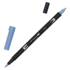 TOMBOW ABT ROTULADOR 533 DOBLE PUNTA PINCEL Y PUNTA FINA 0,8MM COLOR 533 AZUL ELECTRICO PAVO REAL