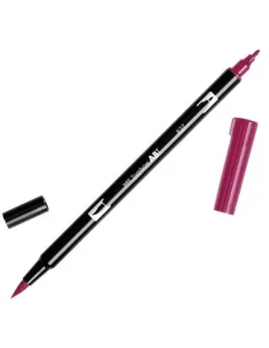 TOMBOW ABT ROTULADOR 837 DOBLE PUNTA PINCEL Y PUNTA FINA 0,8MM COLOR 837 ROJO VINO