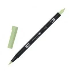 TOMBOW ABT ROTULADOR 243 DOBLE PUNTA PINCEL Y PUNTA FINA 0,8MM COLOR 243 VERDE MENTA