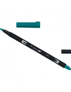 TOMBOW ABT ROTULADOR 379 DOBLE PUNTA PINCEL Y PUNTA FINA 0,8MM COLOR 379 VERDE AZUL JADE