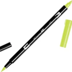 TOMBOW ABT ROTULADOR 133 DOBLE PUNTA PINCEL Y PUNTA FINA 0,8MM COLOR 133 VERDE CARTAUSA