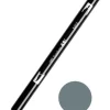 TOMBOW ABT ROTULADOR N52 DOBLE PUNTA PINCEL Y PUNTA FINA 0,8MM COLOR N79 GRIS TEMPLADO 2