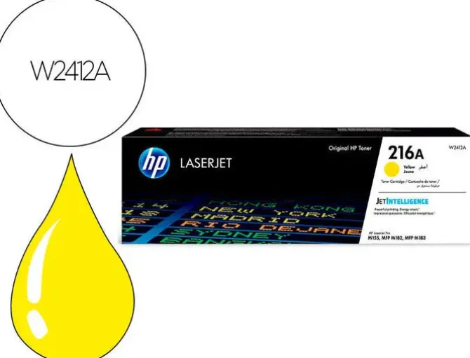 TONER HP 216A LASERJET PRO M155 / MFP M182N /MFP M183FW AMARILLO 850 PAGINAS