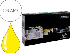 TONER LASER LEXMARK C734 AMARILLO 6000 PAGINAS