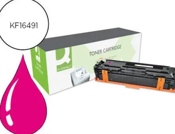 TONER Q-CONNECT COMPATIBLE HP CF213A COLOR LASERJET M251N / 251NW / 276N / 276NW MAGENTA 1.800 PAG